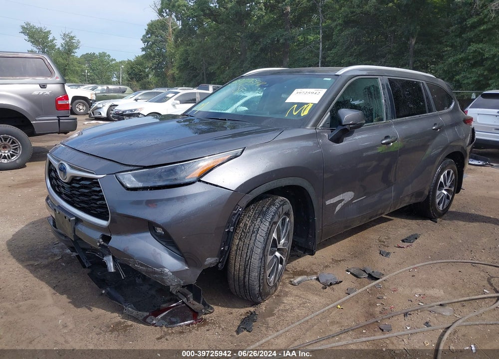 2023 TOYOTA HIGHLANDER HYBRID XLE VIN: 5TDKARAH5PS525075