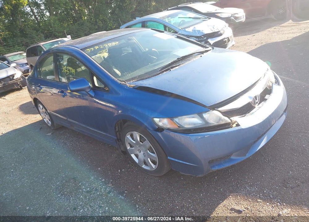 2010 HONDA CIVIC LX VIN: 19XFA1F52AE012238
