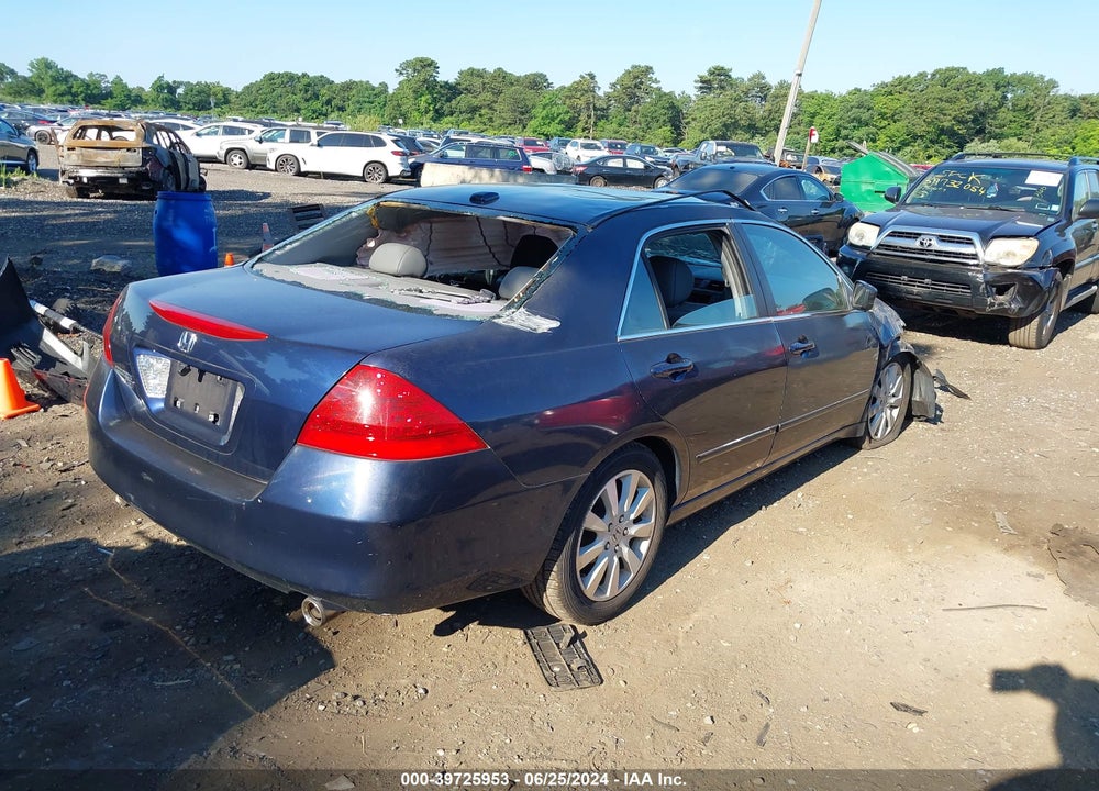 2007 HONDA ACCORD 3.0 EX VIN: 1HGCM66577A086162
