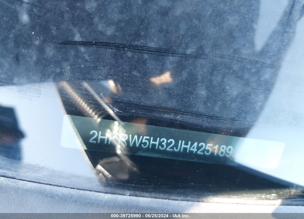 2018 HONDA CR-V LX VIN: 2HKRW5H32JH425189
