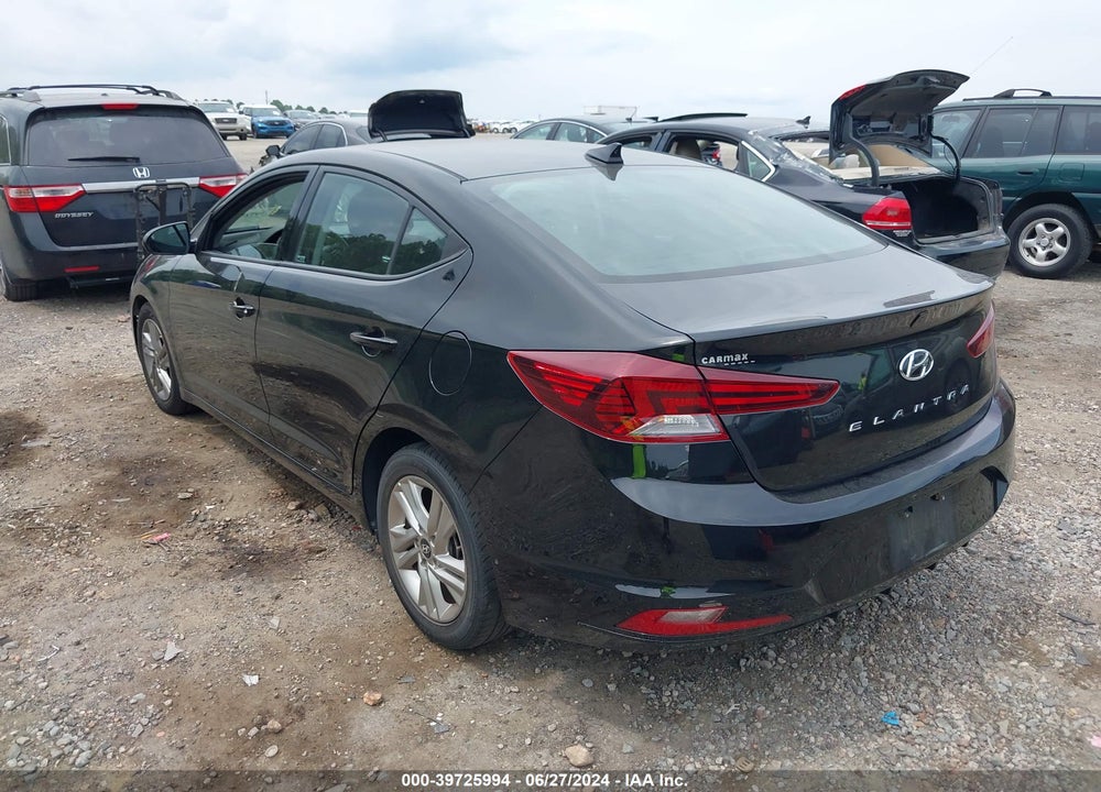 2019 HYUNDAI ELANTRA SEL VIN: 5NPD84LF6KH417713