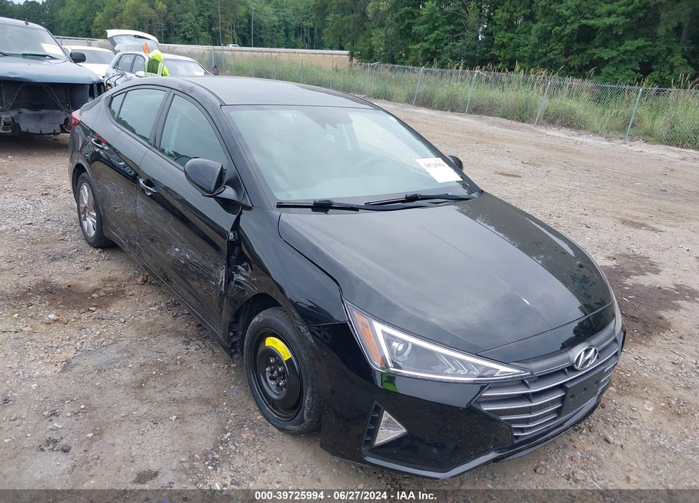2019 HYUNDAI ELANTRA SEL VIN: 5NPD84LF6KH417713