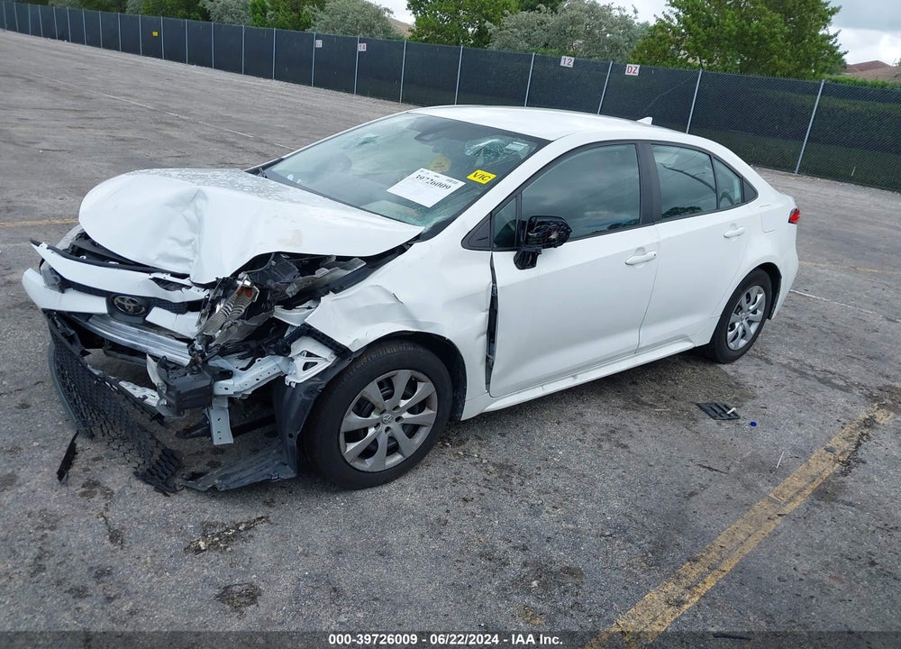 2021 TOYOTA COROLLA LE VIN: 5YFEPMAE1MP164324
