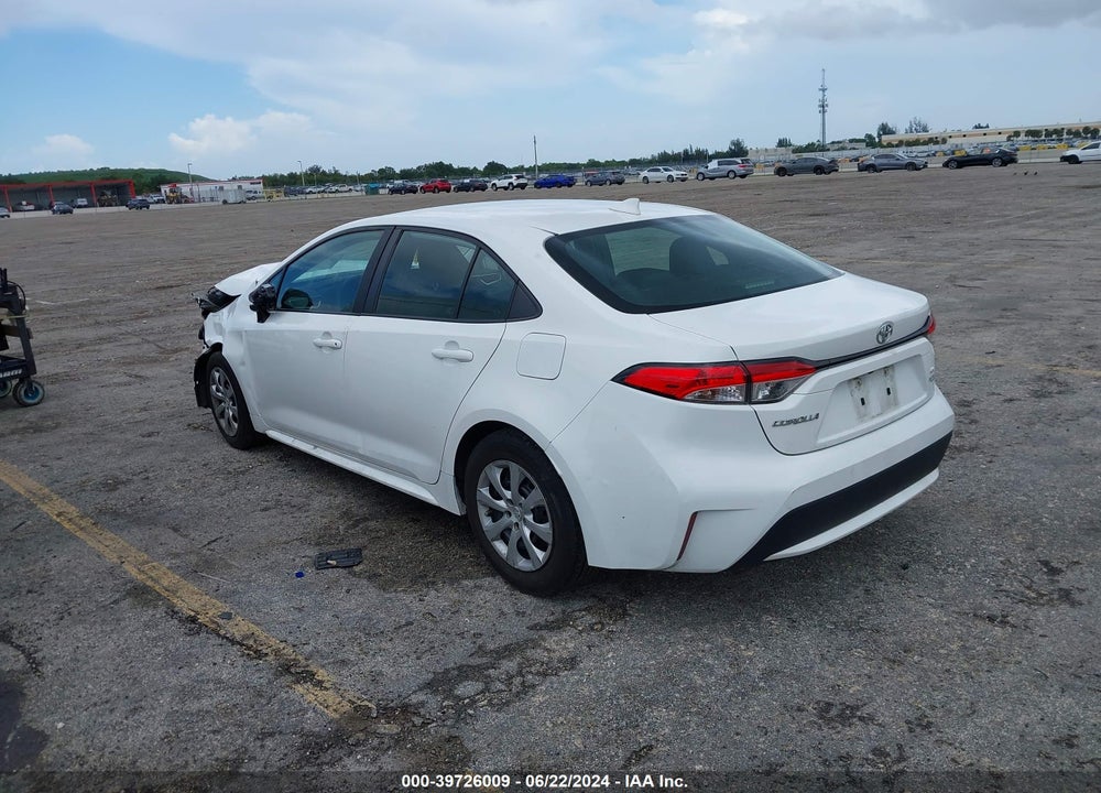 2021 TOYOTA COROLLA LE VIN: 5YFEPMAE1MP164324