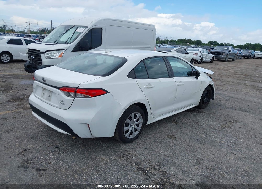 2021 TOYOTA COROLLA LE VIN: 5YFEPMAE1MP164324