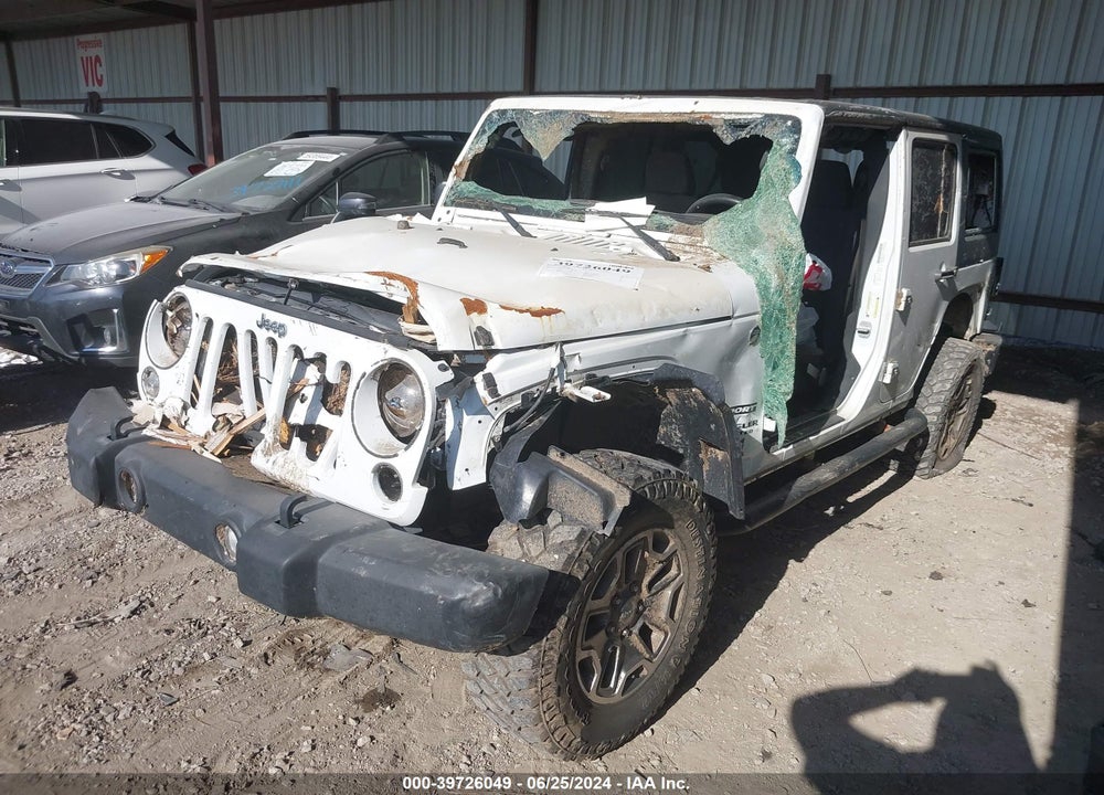 2014 JEEP WRANGLER UNLIMITED SPORT VIN: 1C4BJWDG7EL306876