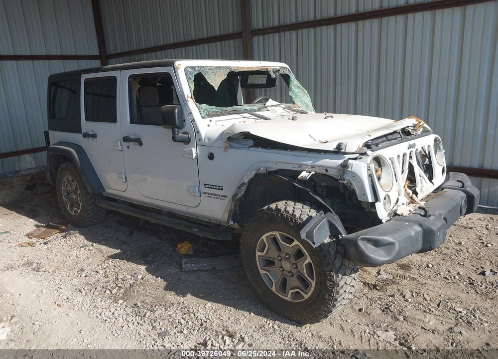 2014 JEEP WRANGLER UNLIMITED SPORT VIN: 1C4BJWDG7EL306876