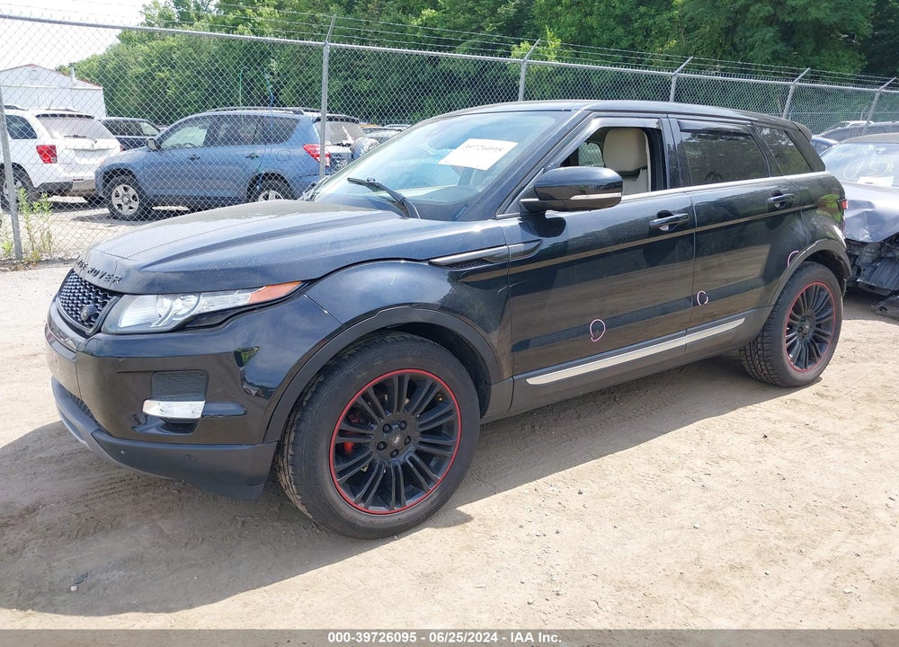 2012 LAND ROVER RANGE ROVER EVOQUE PURE PLUS VIN: SALVV2BG2CH635278