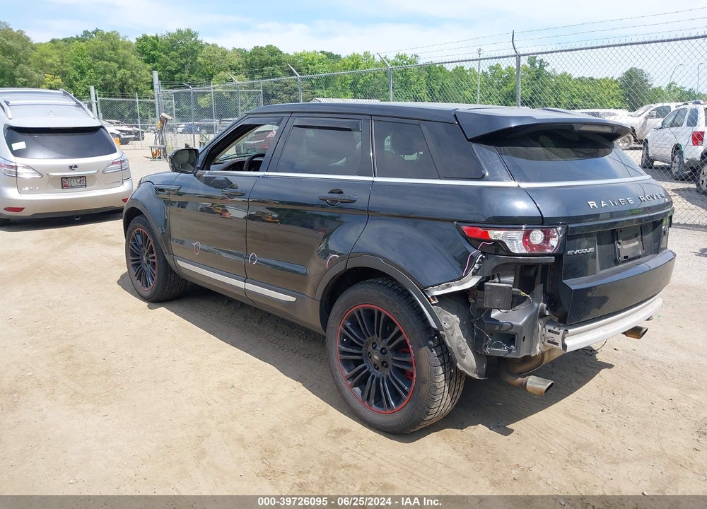 2012 LAND ROVER RANGE ROVER EVOQUE PURE PLUS VIN: SALVV2BG2CH635278