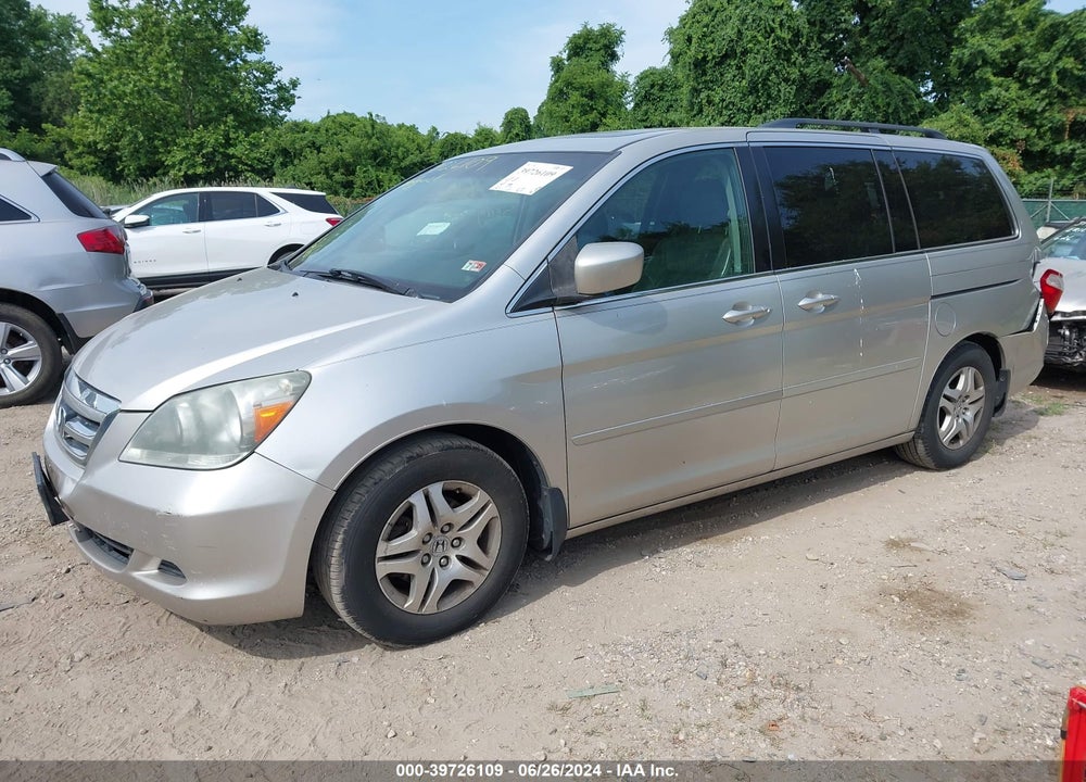 2007 HONDA ODYSSEY EX-L VIN: 5FNRL38627B457610
