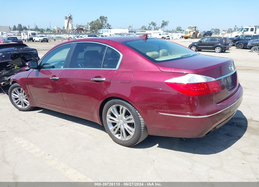 2011 HYUNDAI GENESIS 3.8 VIN: KMHGC4DE3BU121776