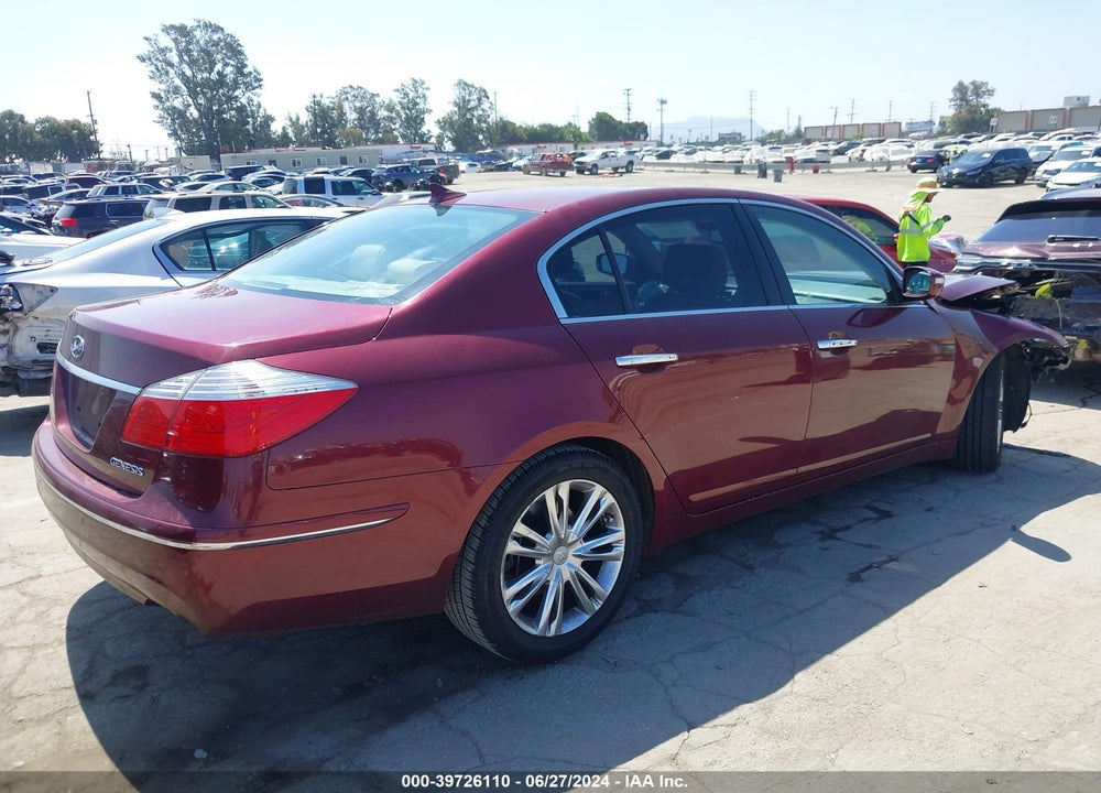 2011 HYUNDAI GENESIS 3.8 VIN: KMHGC4DE3BU121776