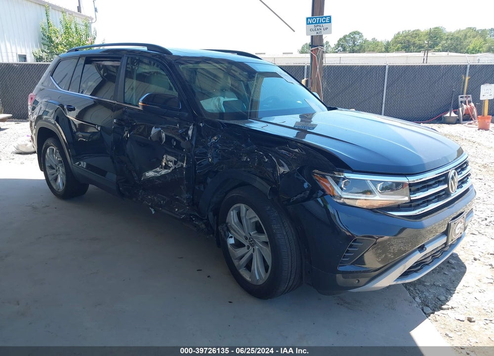 2021 VOLKSWAGEN ATLAS 3.6L V6 SE W/TECHNOLOGY VIN: 1V2JR2CA7MC547604