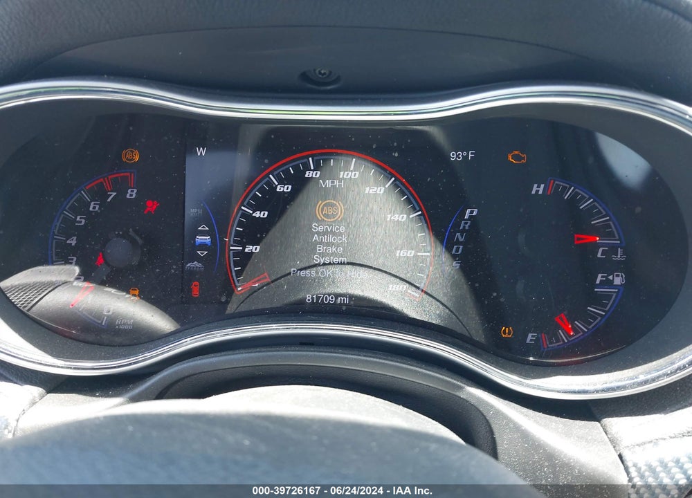 2015 JEEP GRAND CHEROKEE SRT VIN: 1C4RJFDJ5FC112651