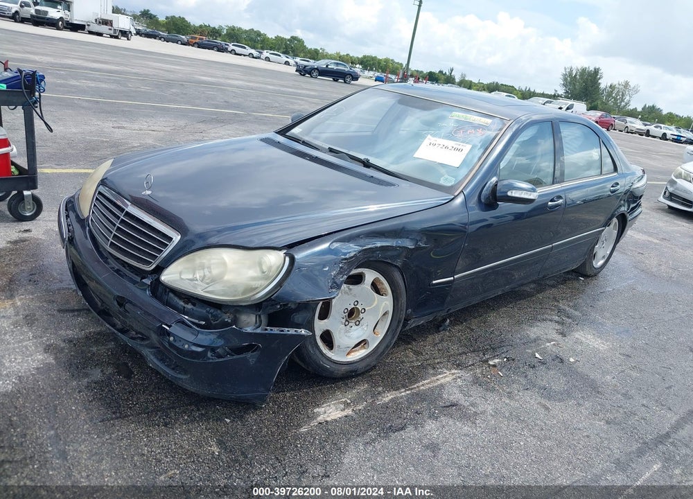2003 MERCEDES-BENZ S 500 VIN: WDBNG84J33A361237