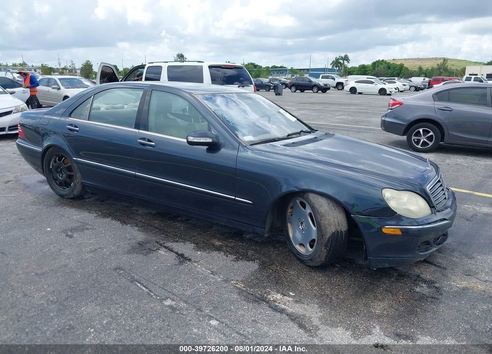 2003 MERCEDES-BENZ S 500 VIN: WDBNG84J33A361237