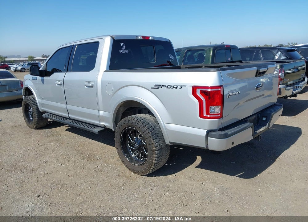 2015 FORD F-150 XLT VIN: 1FTEW1CP6FKE88192
