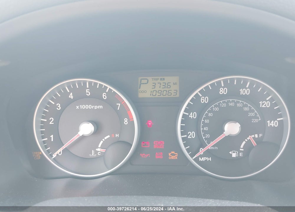 2007 HYUNDAI ACCENT GLS VIN: KMHCN46CX7U143902