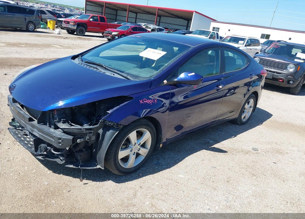 2013 HYUNDAI ELANTRA GLS VIN: 5NPDH4AE5DH279479