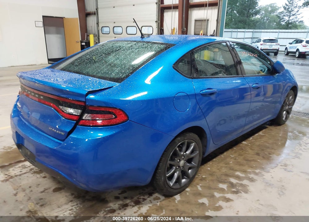 2015 DODGE DART SXT VIN: 1C3CDFBB2FD362629