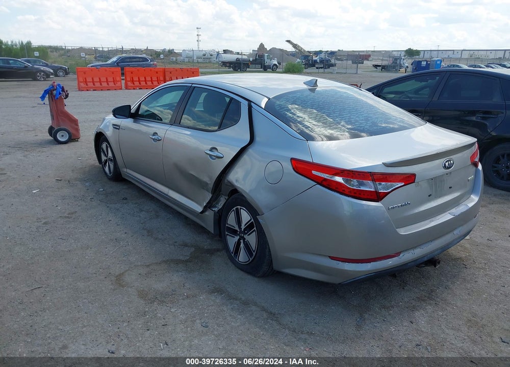 2013 KIA OPTIMA HYBRID LX VIN: KNAGM4AD8D5044801