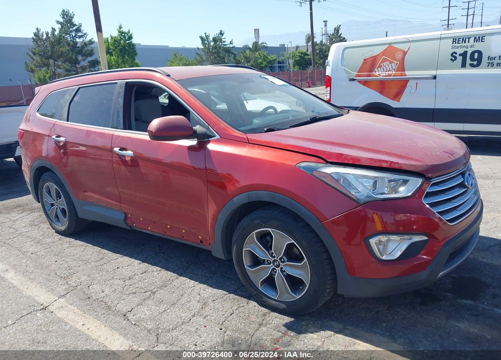 2016 HYUNDAI SANTA FE SE VIN: KM8SM4HF9GU164312