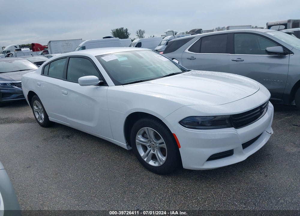 2022 DODGE CHARGER SXT RWD VIN: 2C3CDXBG6NH255635