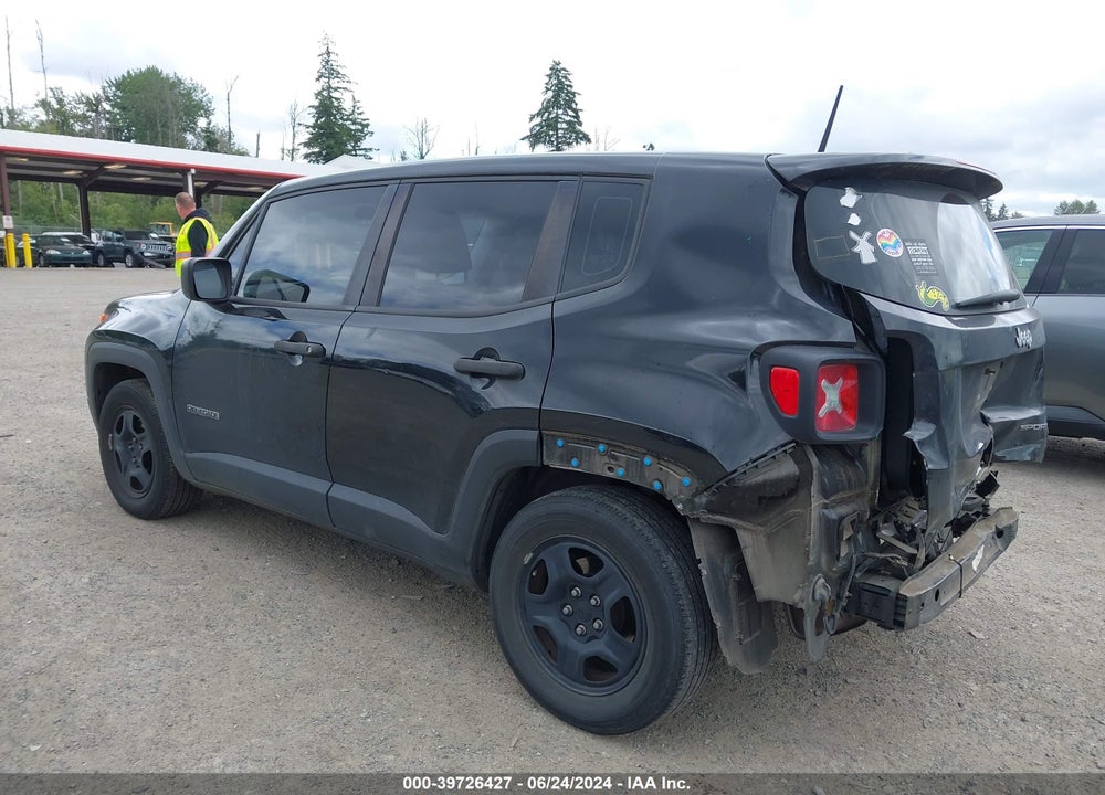 2017 JEEP RENEGADE SPORT FWD VIN: ZACCJAAB9HPE66760