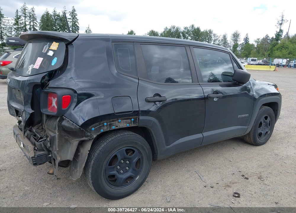 2017 JEEP RENEGADE SPORT FWD VIN: ZACCJAAB9HPE66760