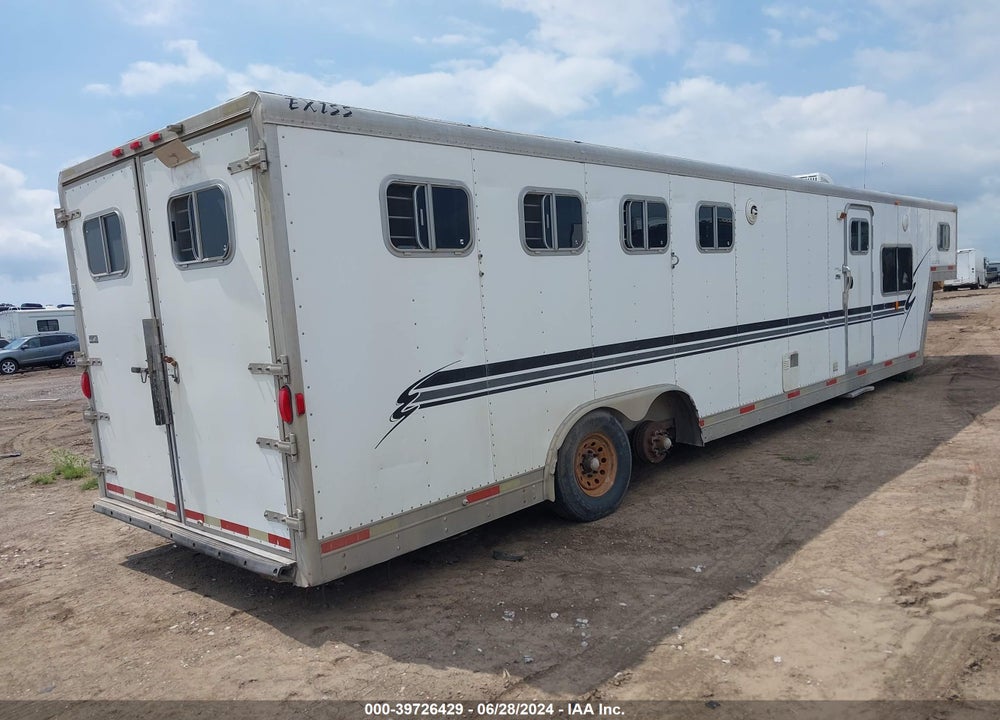 2000 EXXISS ALUMINUM TRAILERS STOCK TRAILER VIN: 4LAAH3128Y1004863