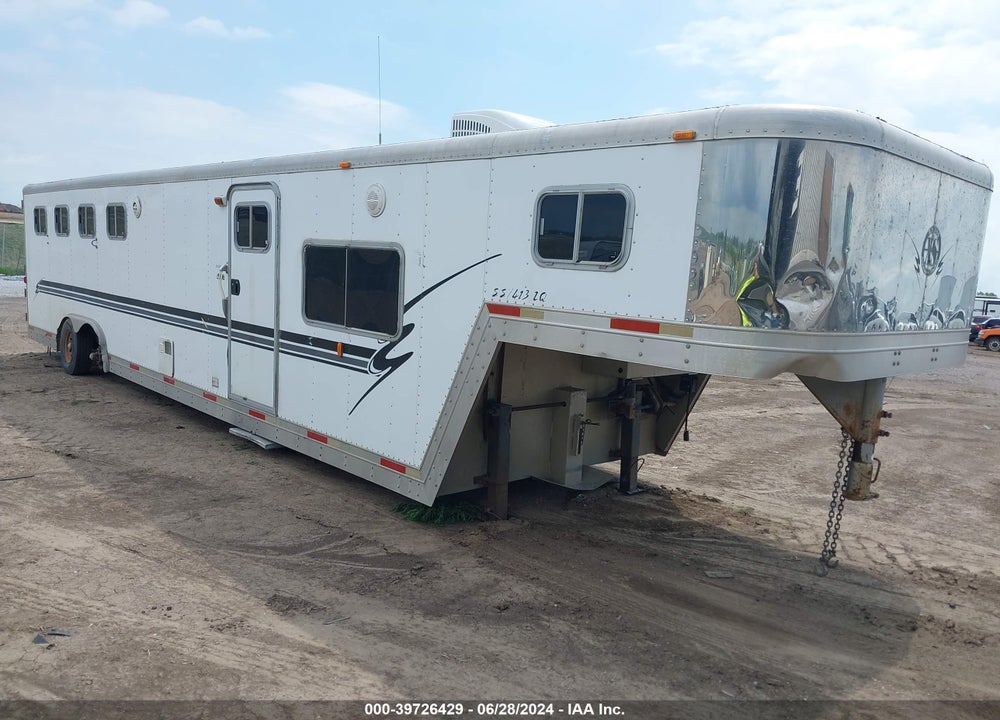 2000 EXXISS ALUMINUM TRAILERS STOCK TRAILER VIN: 4LAAH3128Y1004863