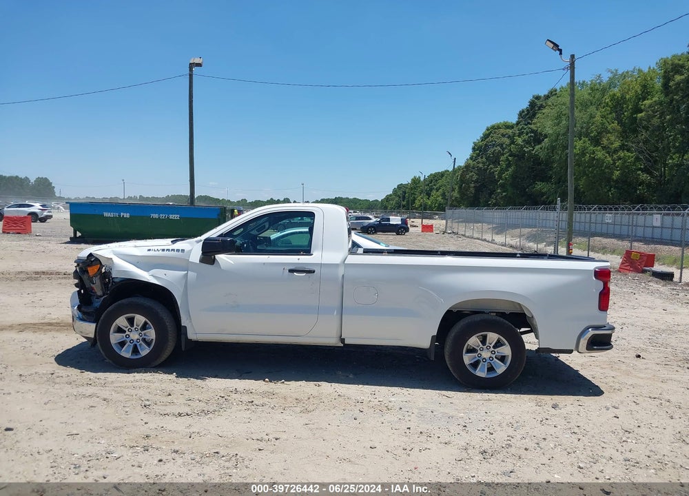 2022 CHEVROLET SILVERADO 1500 2WD REGULAR CAB LONG BED WT VIN: 3GCNAAED7NG657515