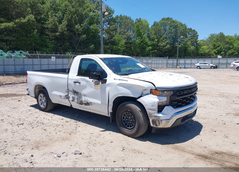 2022 CHEVROLET SILVERADO 1500 2WD REGULAR CAB LONG BED WT VIN: 3GCNAAED7NG657515