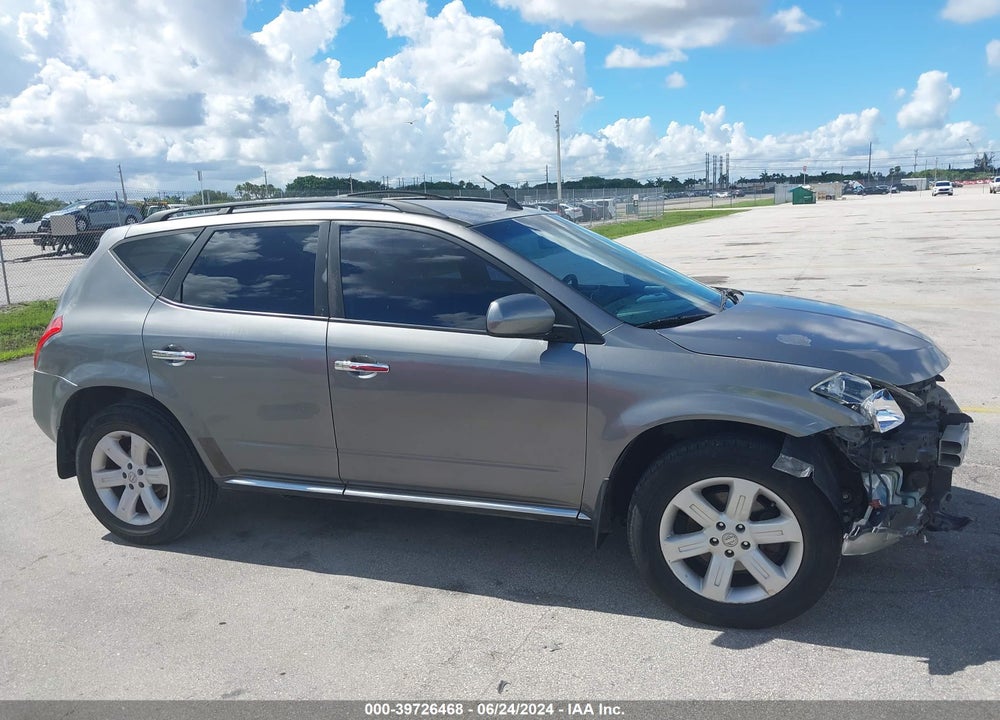 2006 NISSAN MURANO SL VIN: JN8AZ08T06W428640