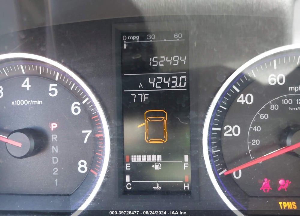 2008 HONDA CR-V EX-L VIN: JHLRE48728C059792
