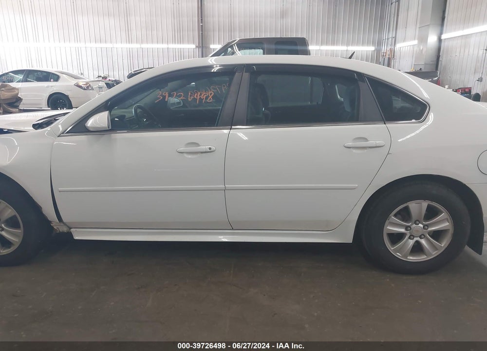 2012 CHEVROLET IMPALA LS VIN: 2G1WF5E35C1334034