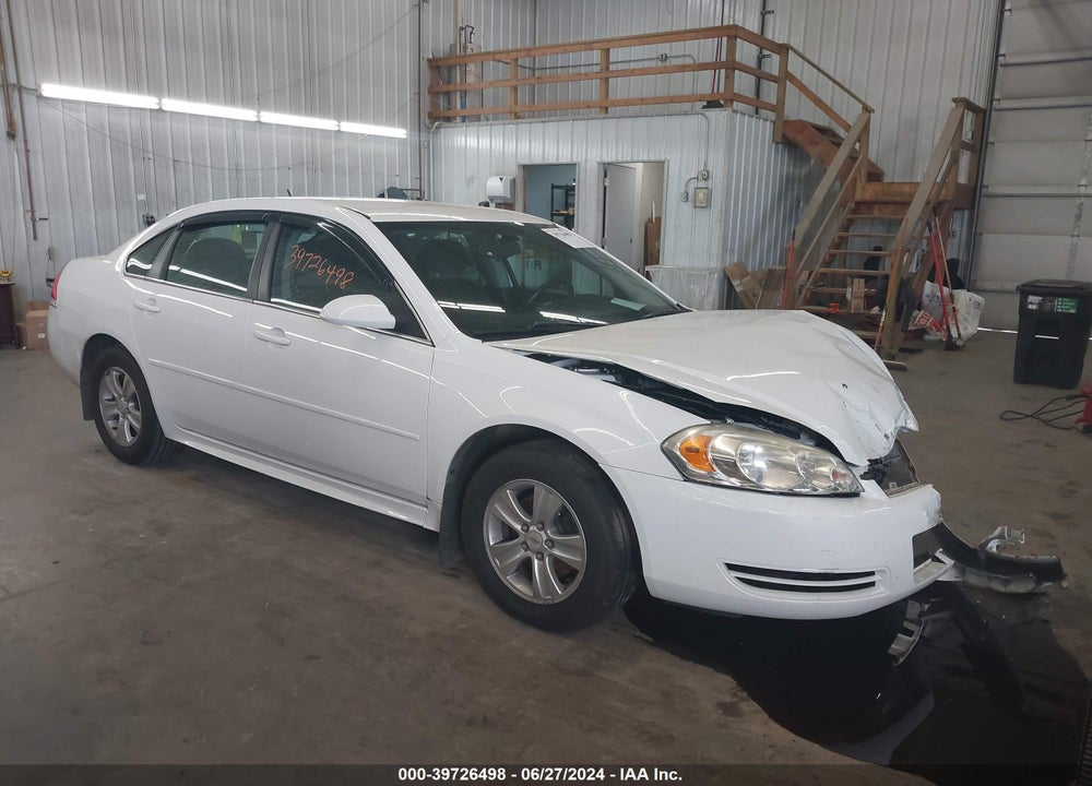 2012 CHEVROLET IMPALA LS VIN: 2G1WF5E35C1334034