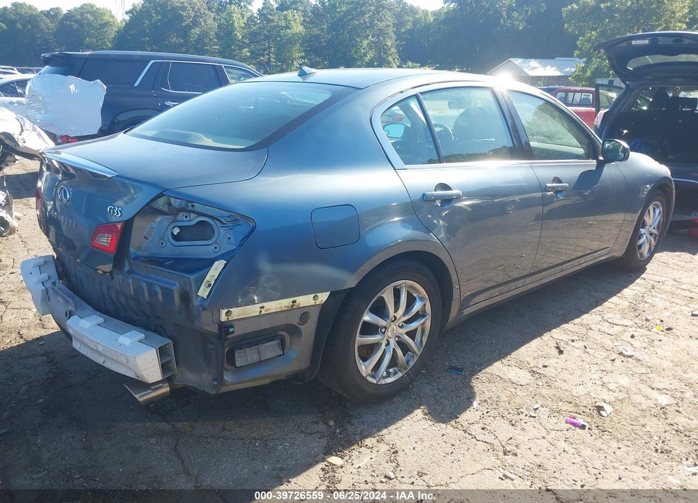 2008 INFINITI G35 VIN: JNKBV61EX8M220370