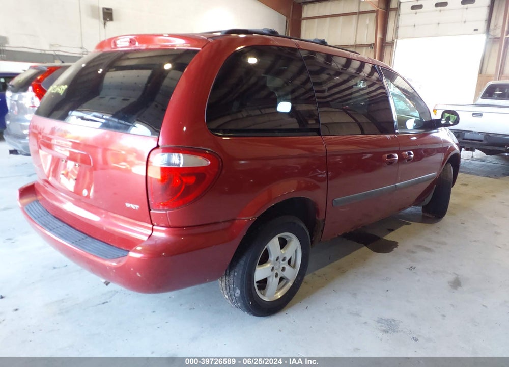 2006 DODGE CARAVAN SXT VIN: 1D4GP45RX6B667134