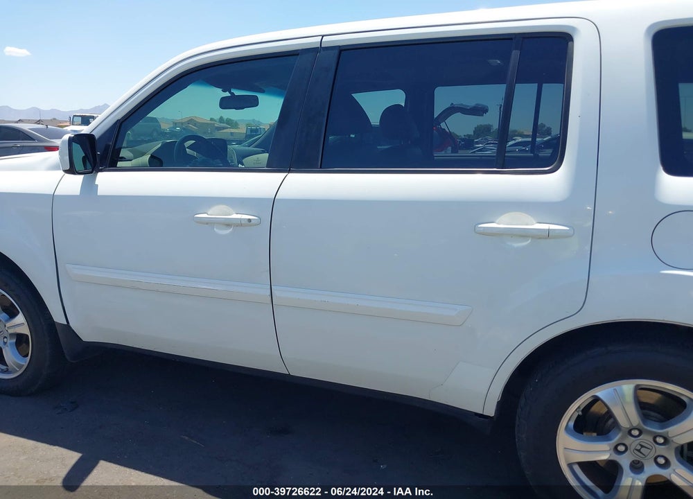 2012 HONDA PILOT EX-L VIN: 5FNYF3H59CB033314