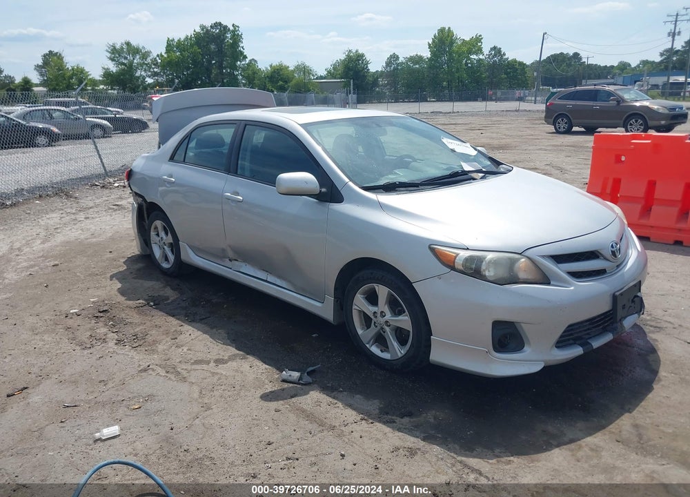 2012 TOYOTA COROLLA S VIN: 2T1BU4EE5CC857577