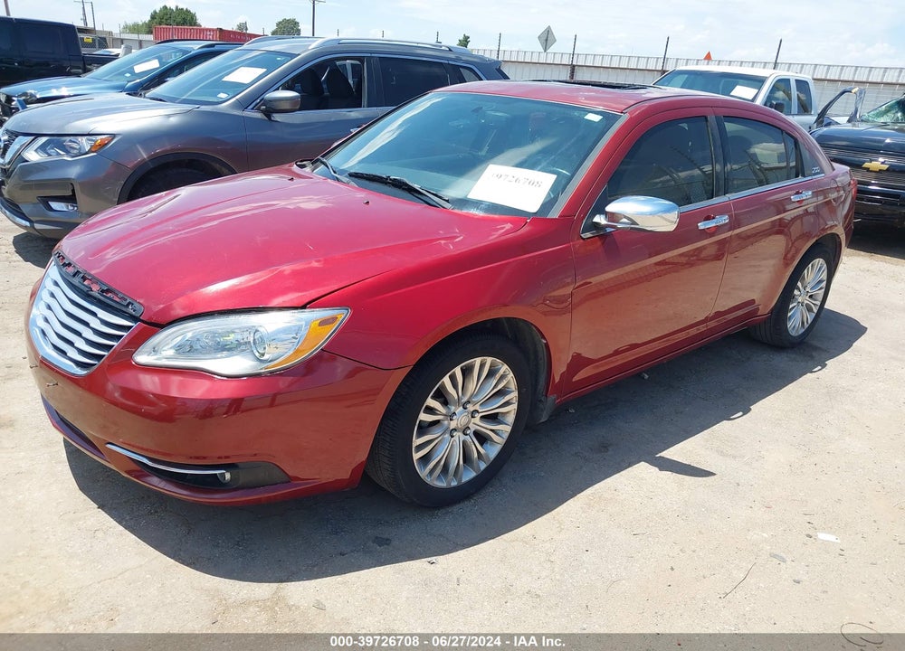 2012 CHRYSLER 200 LIMITED VIN: 1C3CCBCG8CN124103