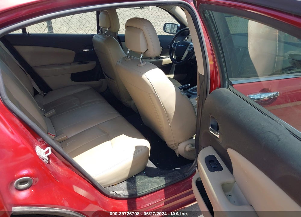 2012 CHRYSLER 200 LIMITED VIN: 1C3CCBCG8CN124103