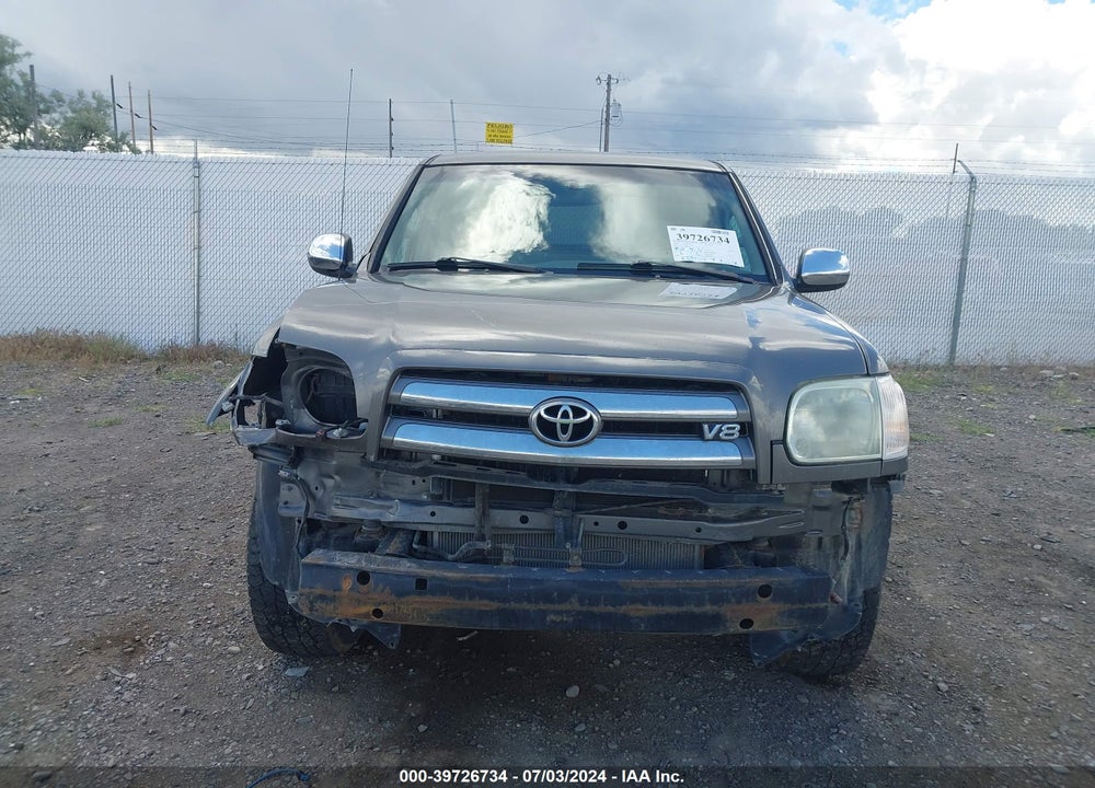 2006 TOYOTA TUNDRA SR5 V8 VIN: 5TBDT44116S551538