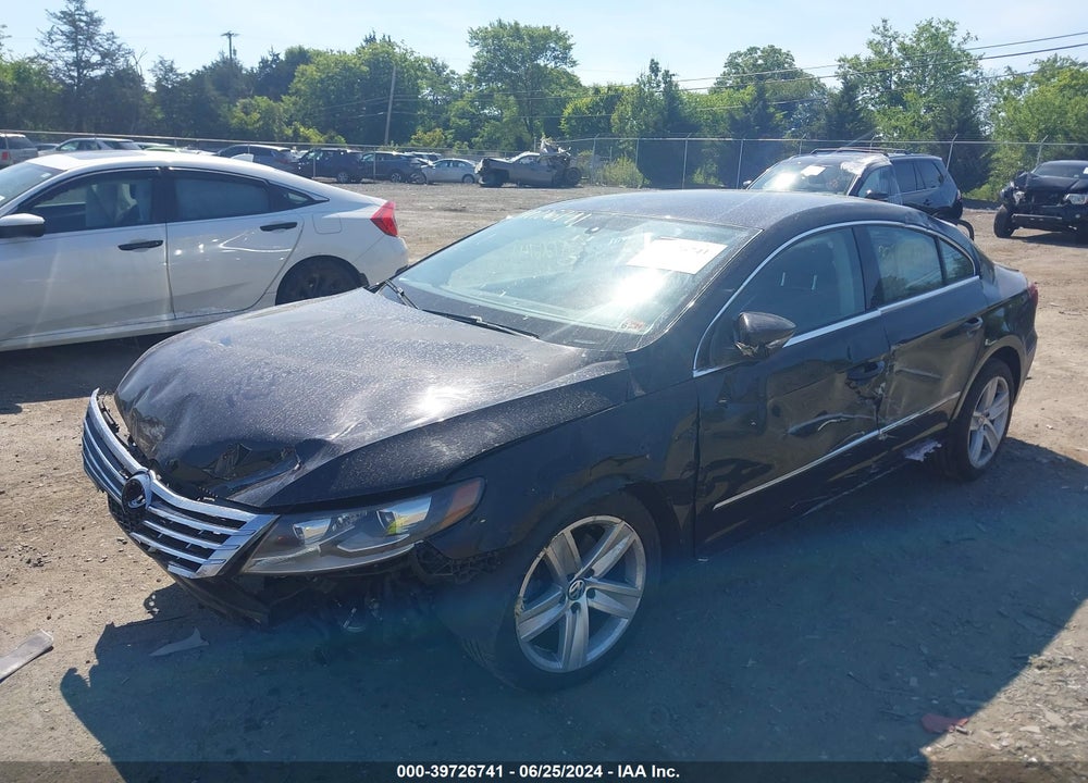 2014 VOLKSWAGEN CC VIN: WVWBP7AN8EE502546