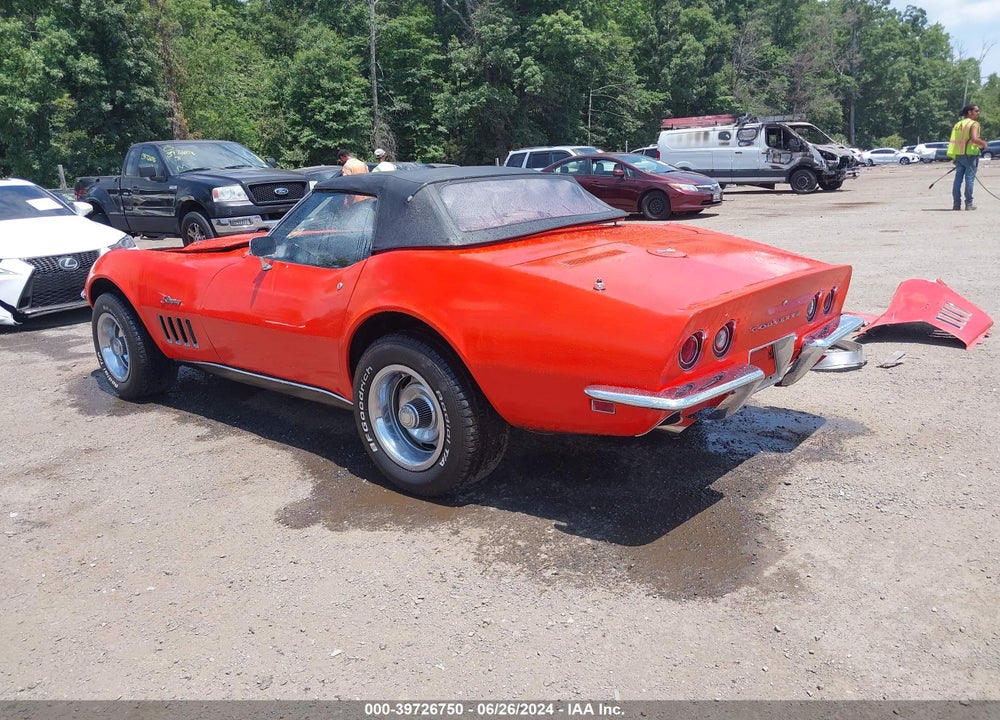 1969 CHEVROLET CORVETTE VIN: 194679S721614