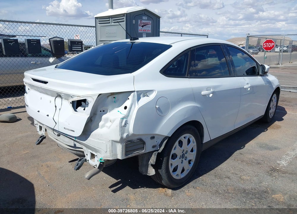 2012 FORD FOCUS SE VIN: 1FAHP3F22CL466255