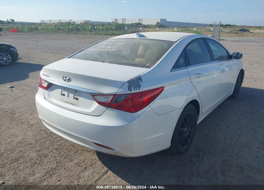 2011 HYUNDAI SONATA GLS VIN: 5NPEB4AC3BH111597