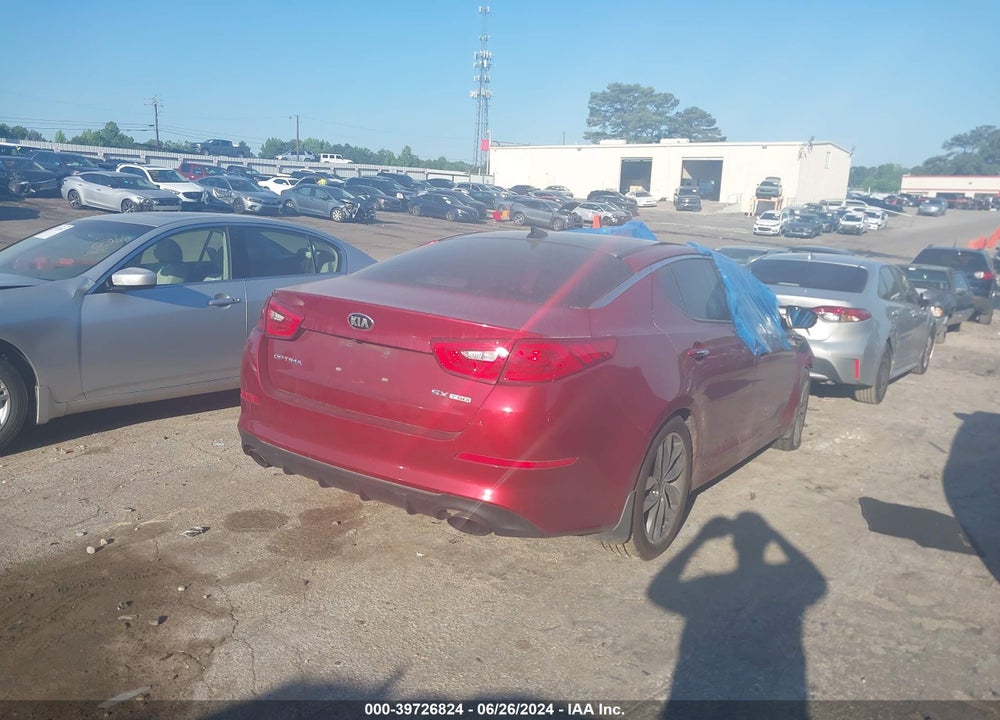 2015 KIA OPTIMA SX TURBO VIN: 5XXGR4A69FG424153