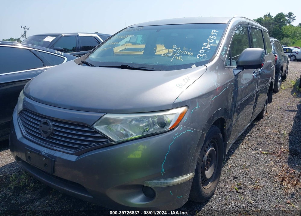 2013 NISSAN QUEST S VIN: JN8AE2KP9D9065804
